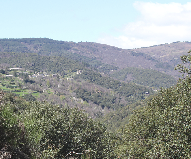 Vu du gardon saint martin