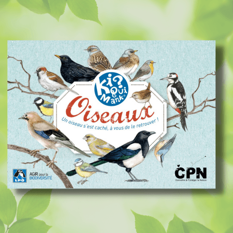 Ki qui Mank ? Oiseaux : Un oiseau s'est caché, à vous de le retrouver !